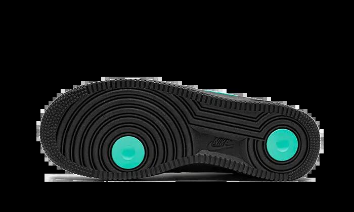 Scarpe - casual - unisex - air force 1 low - nero/tiffany blue 3/4