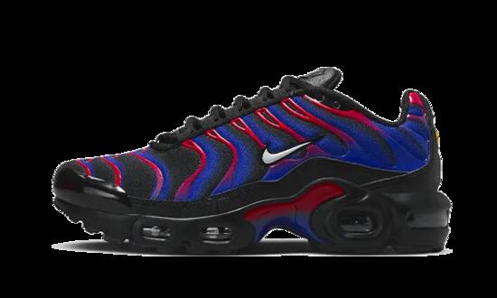 Chaussures - running - homme - air max plus spider-man - noir/rouge/bleu