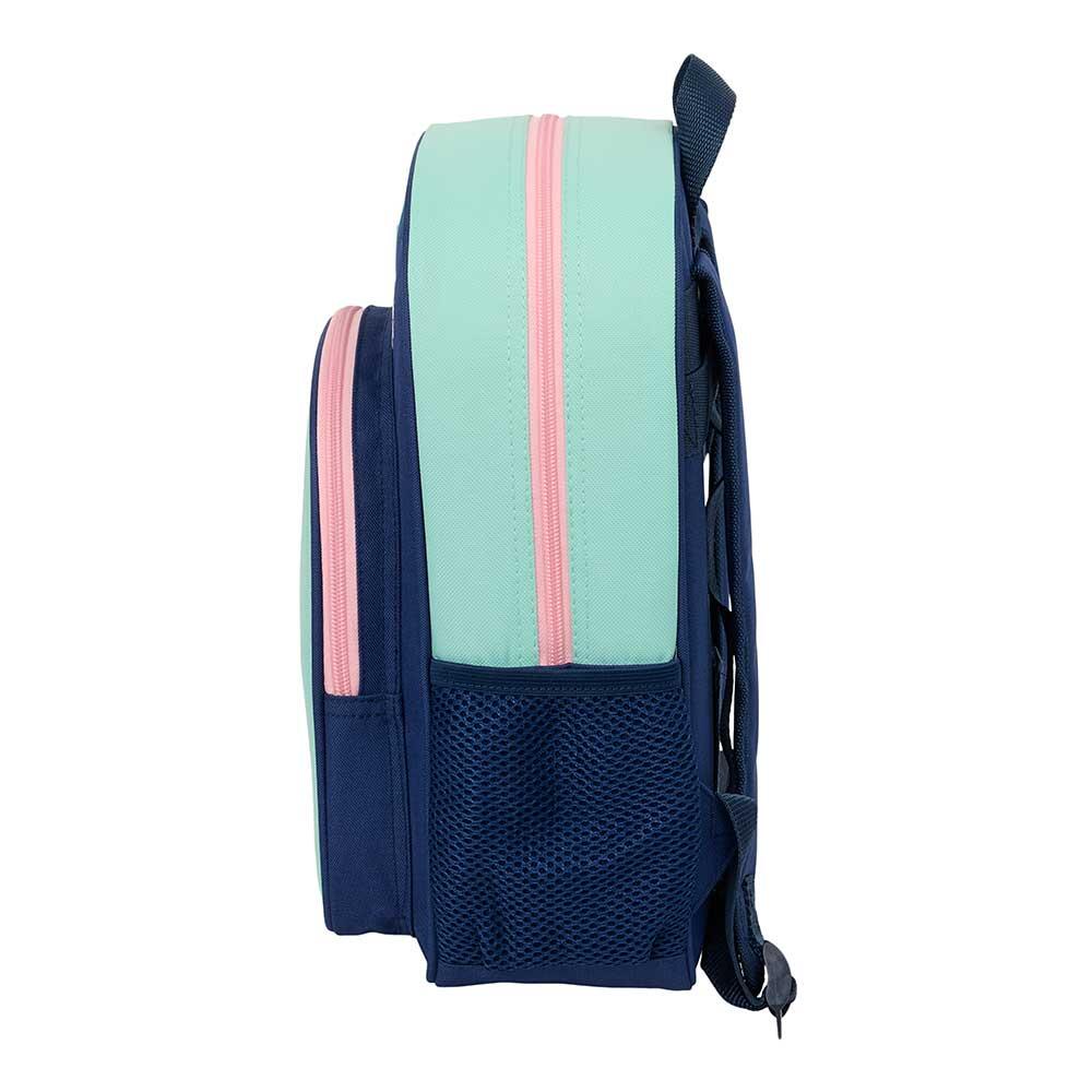 Mochila Escolar Infantil Mr. Wonderful Adaptável a Carrinho com Bolso Azul 3/3