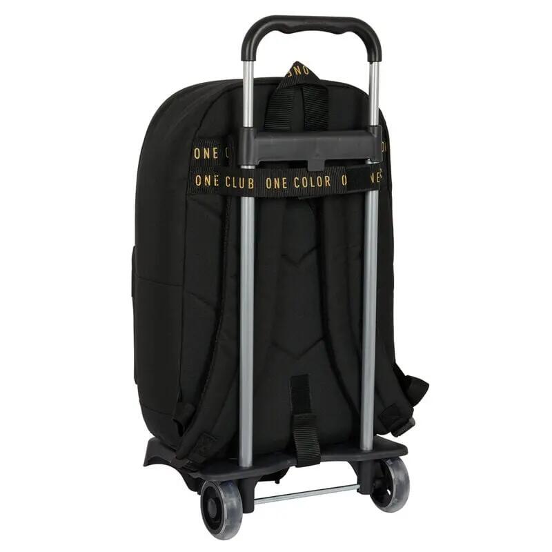 Zaino scolastico per bambini del Real Madrid con trolley e tasca frontale - Nero 2/3