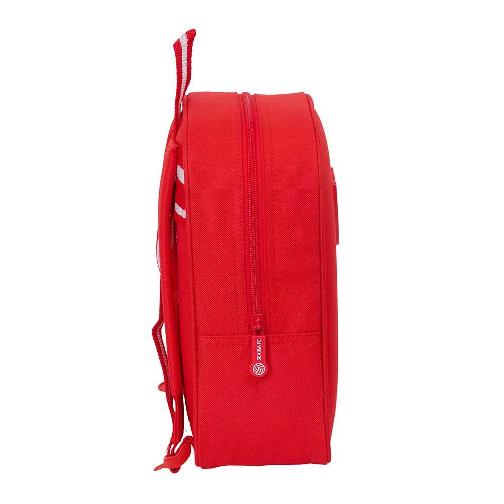 Mochila infantil do Sevilla FC, adaptável a carrinhos de bagagem, com zíper 3/3