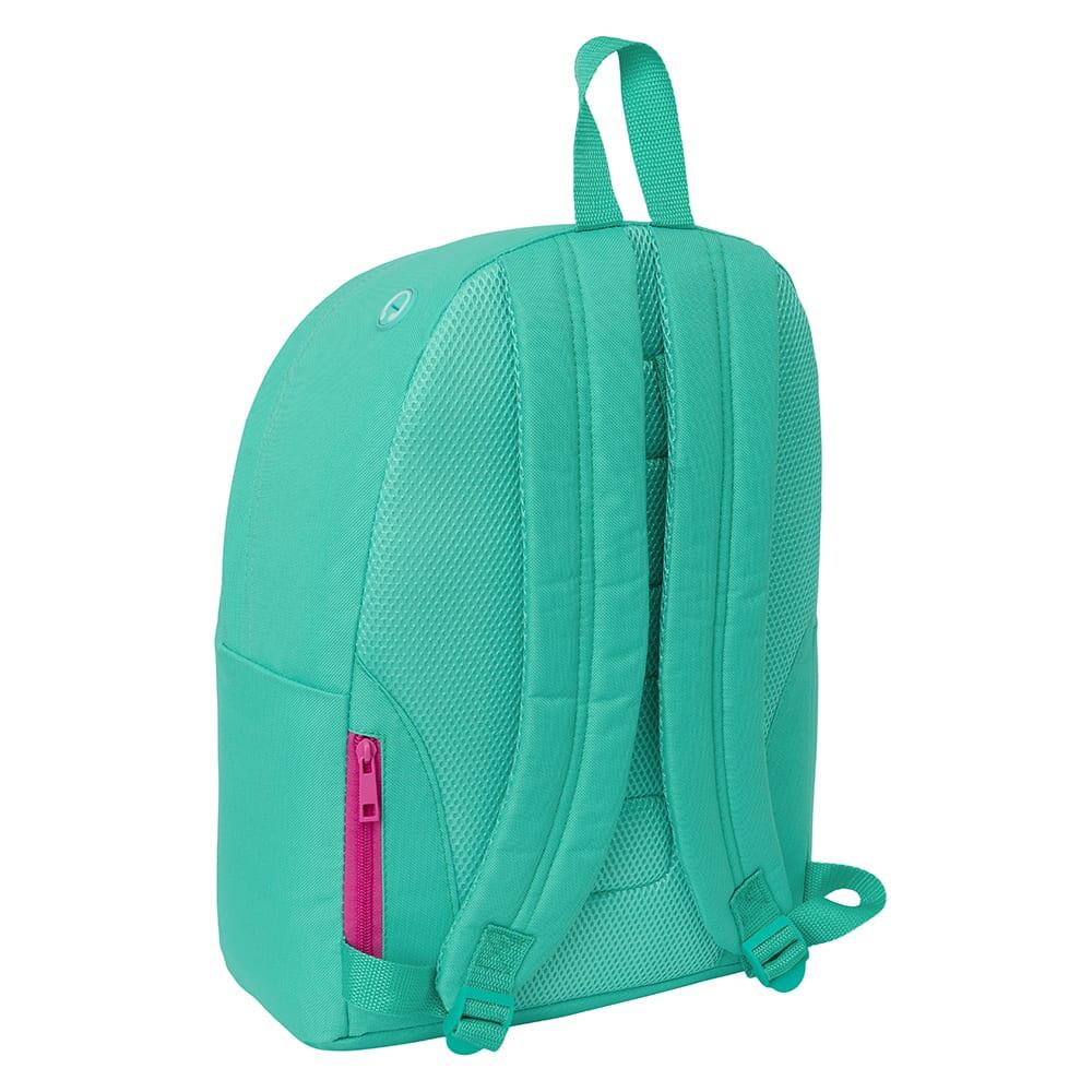 Mochila Nait Nait para laptop de 14,1" com bolso frontal - Verde 2/5