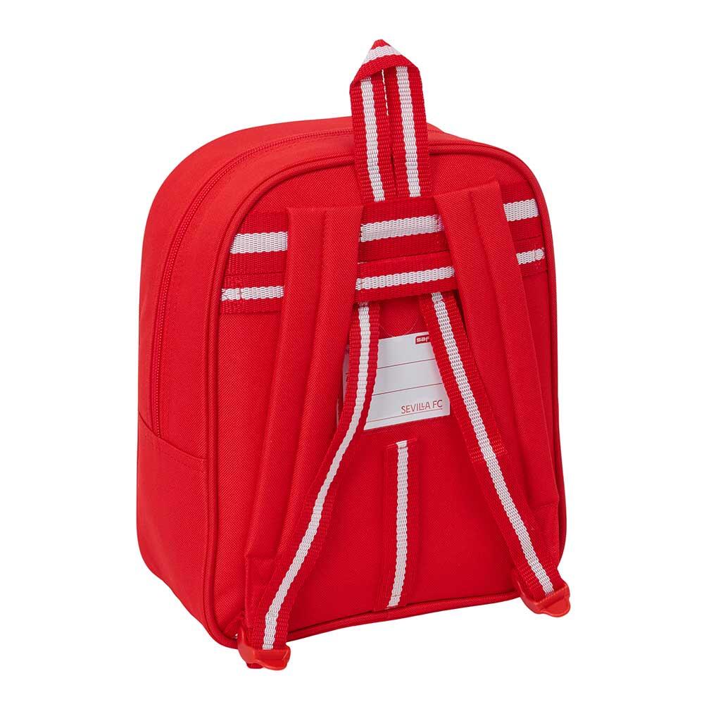 Mochila infantil do Sevilla FC, adaptável a carrinhos de bagagem, com zíper 2/3
