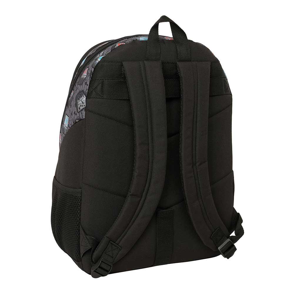 Sac à dos scolaire Minecraft pour enfants, adaptable à un chariot, avec 2/3
