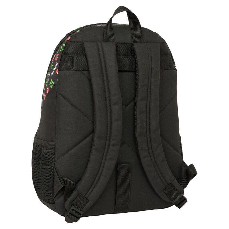 Mochila escolar infantil Minecraft adaptável a carrinho com porta-garrafas 2/3