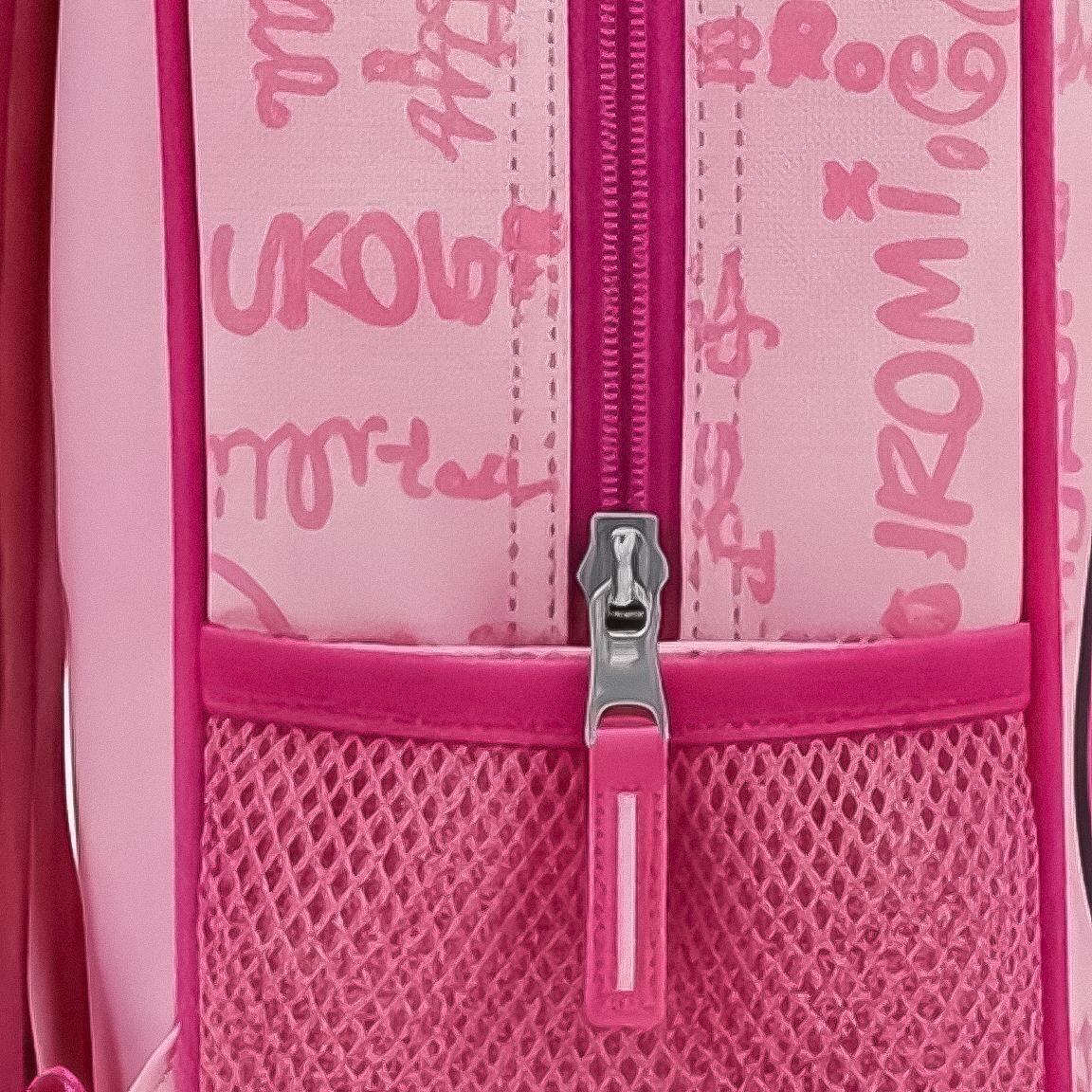 Zaino per bambini Hello Kitty 3D in poliestere rosa ed EVA con cerniera 4/6