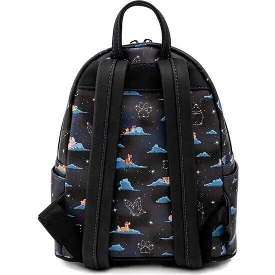 Zaino per bambini Classic Clouds con tasca frontale, 26 cm, nero. 2/3