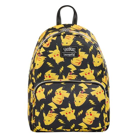 Mochila Infantil Pokémon Pikachu Twilight Champions 42 cm Negra y Amarilla