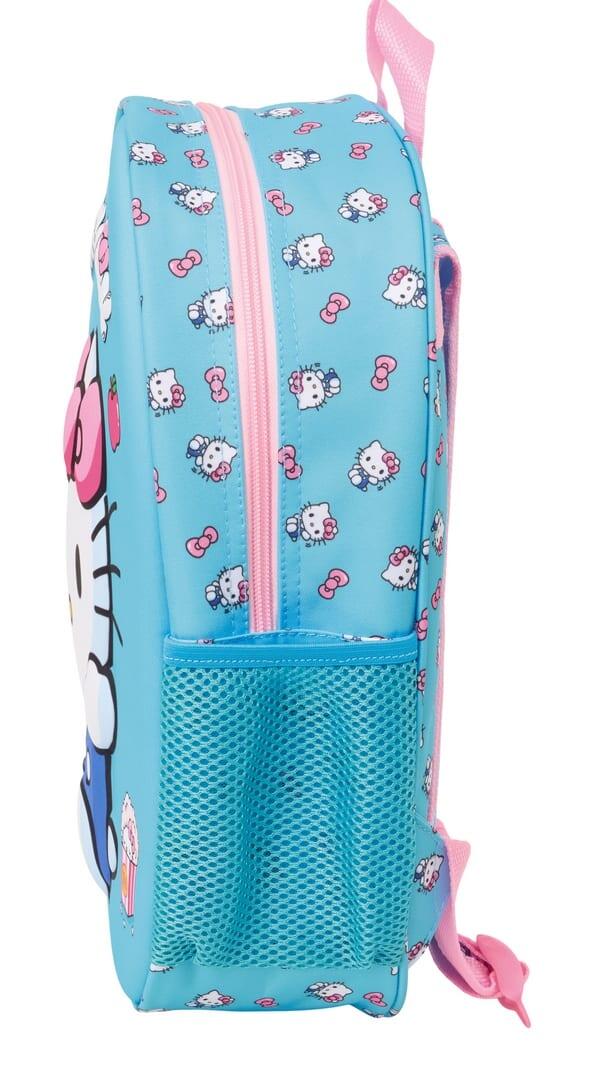 Zaino 3D Hello Kitty per bambini con portabottiglie e manici imbottiti - Blu 3/3