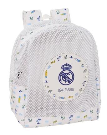 Sac à dos enfant Real Madrid adaptable à une valise à roulettes avec