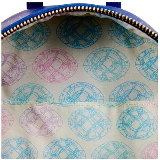 Zaino da adulto Doctor Strange con tasca frontale, 26 cm, blu e viola 3/3