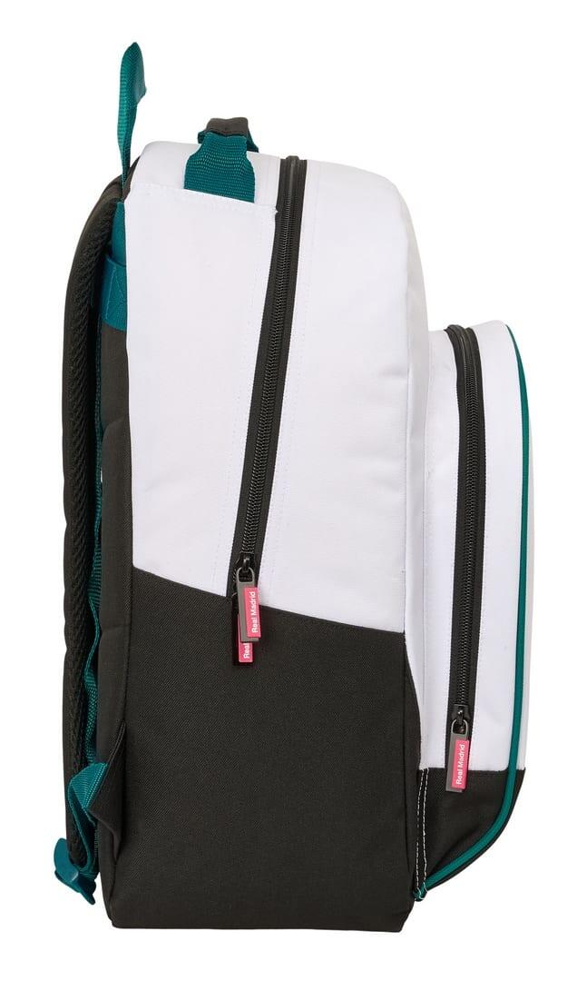 Mochila infantil do Real Madrid, adaptável a carrinhos de bagagem, com bolso 3/3