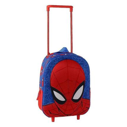 Sac à dos Spiderman adulte en cuir végan avec bretelles réglables, noir