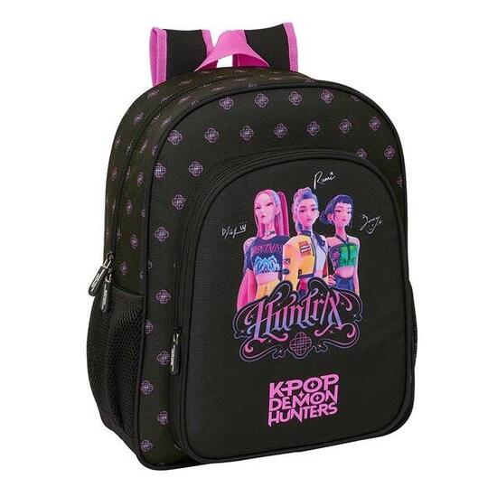 Sac à dos enfant K-Pop Demon Hunters, adaptable à une valise à roulettes avec