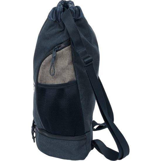 Mochila Kappa Adulta com Cordão, Porta-Garrafa e Bolsos com Zíper - Azul 3/4