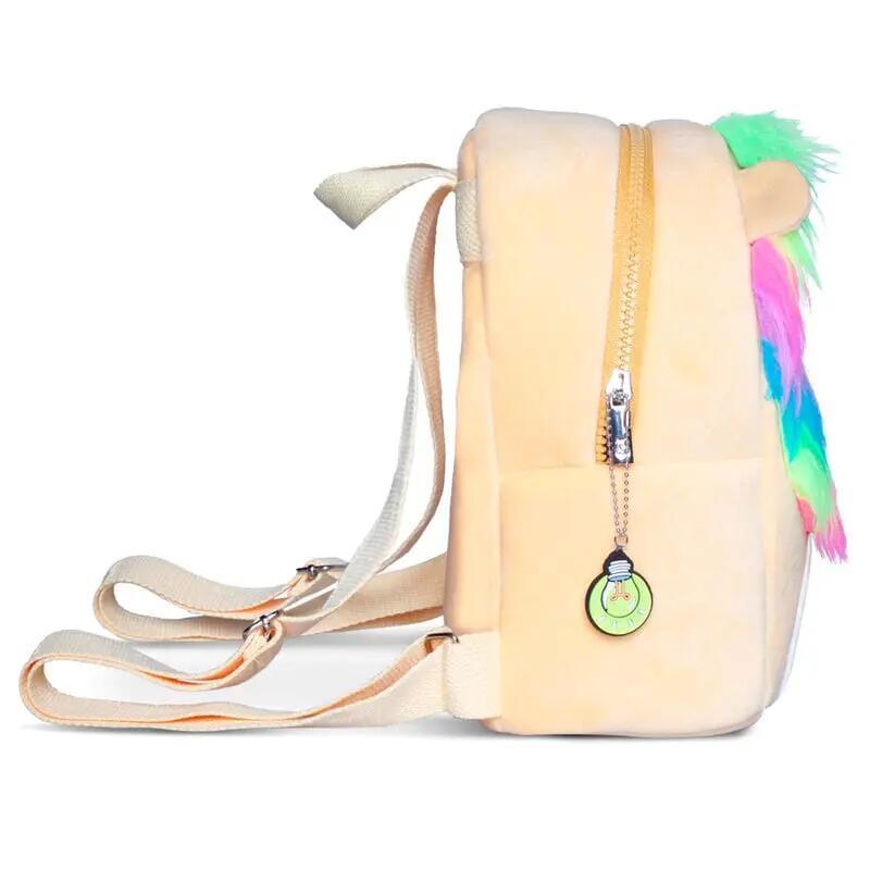 Mochila de Pelúcia Infantil Squishmallows Leonard 32 cm Multicolorida 2/3
