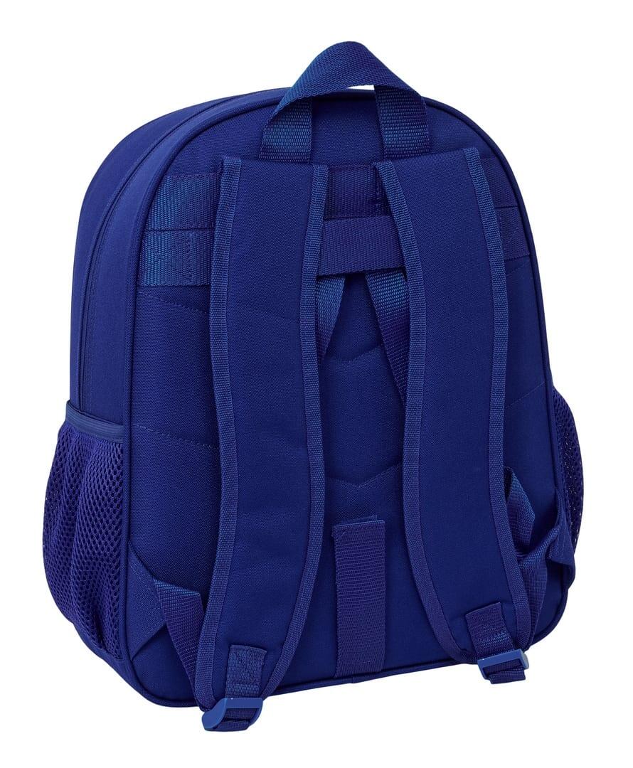 Mochila Escolar Infantil do Atlético de Madrid Adaptável para Carrinho Azul 2/3