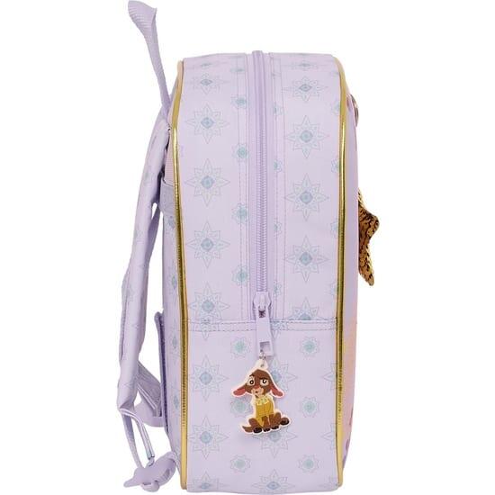 Mochila infantil Wish, adaptável a carrinho com zíper, lilás 3/3