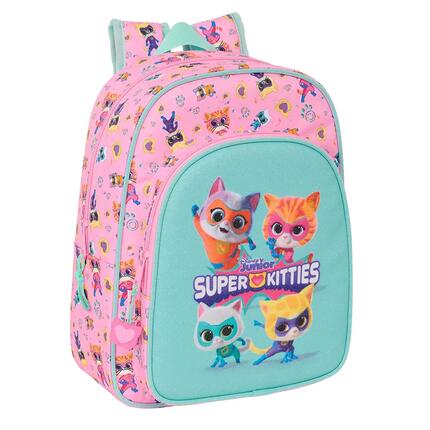 Sac à dos Superkitties pour enfants, adaptable à une valise à roulettes, avec