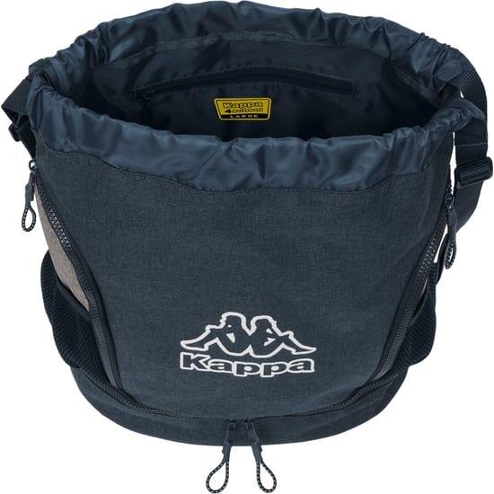 Mochila Kappa Adulta com Cordão, Porta-Garrafa e Bolsos com Zíper - Azul 4/4