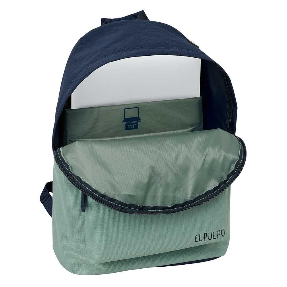 Octopus-Rucksack für Erwachsene, geeignet für 14,1-Zoll-Laptops mit Vordertasche 4/4