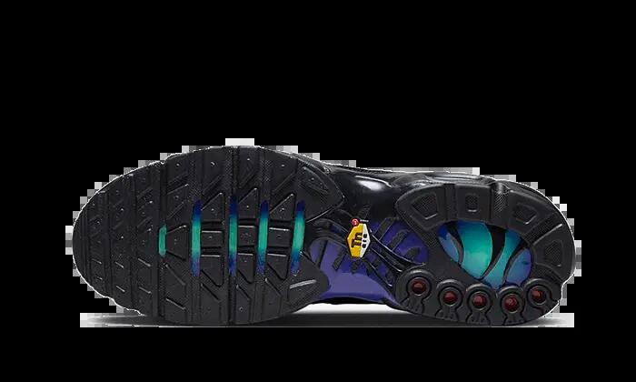 Scarpe - Corsa - Uomo - Mesh riflettente, Lacci - Air Max Plus - Nero/blu/rosso 3/4