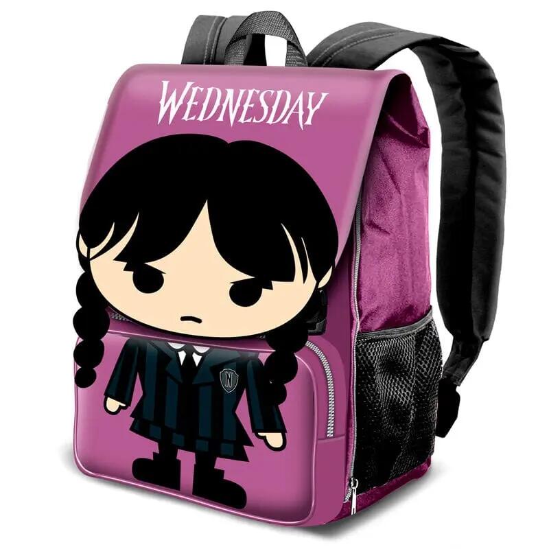 Children's backpack with flap Karactermania Wednesday Chibi