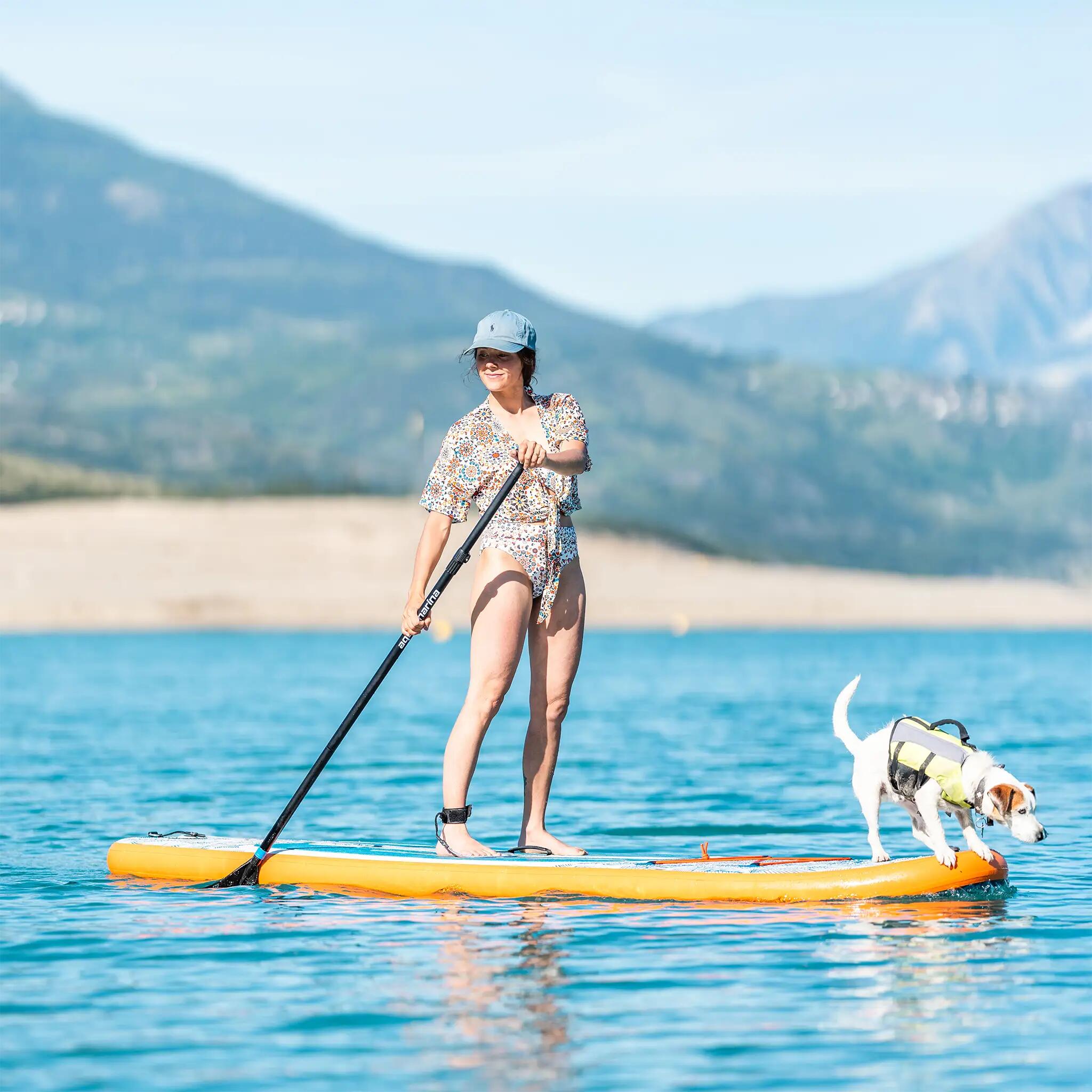 Deska SUP Aqua Marina Pure Air Tropic 12'0" 366 cm + Pompka EP-T16 + Bojka 6/7