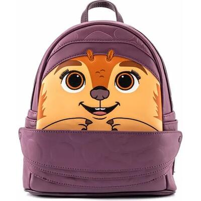 Zaino Wish 3D per bambini con cerniera e tasche laterali in rete viola