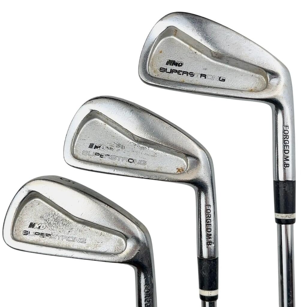 MD Golf Superstrong Iron Set / 3-PW+SW / Flex Stiff / Steel