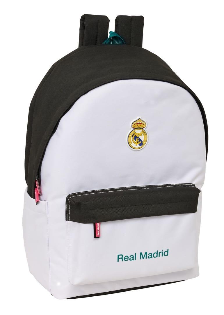 Real Madryt plecak sportowy z USB i z miejscem na laptopa double backpack