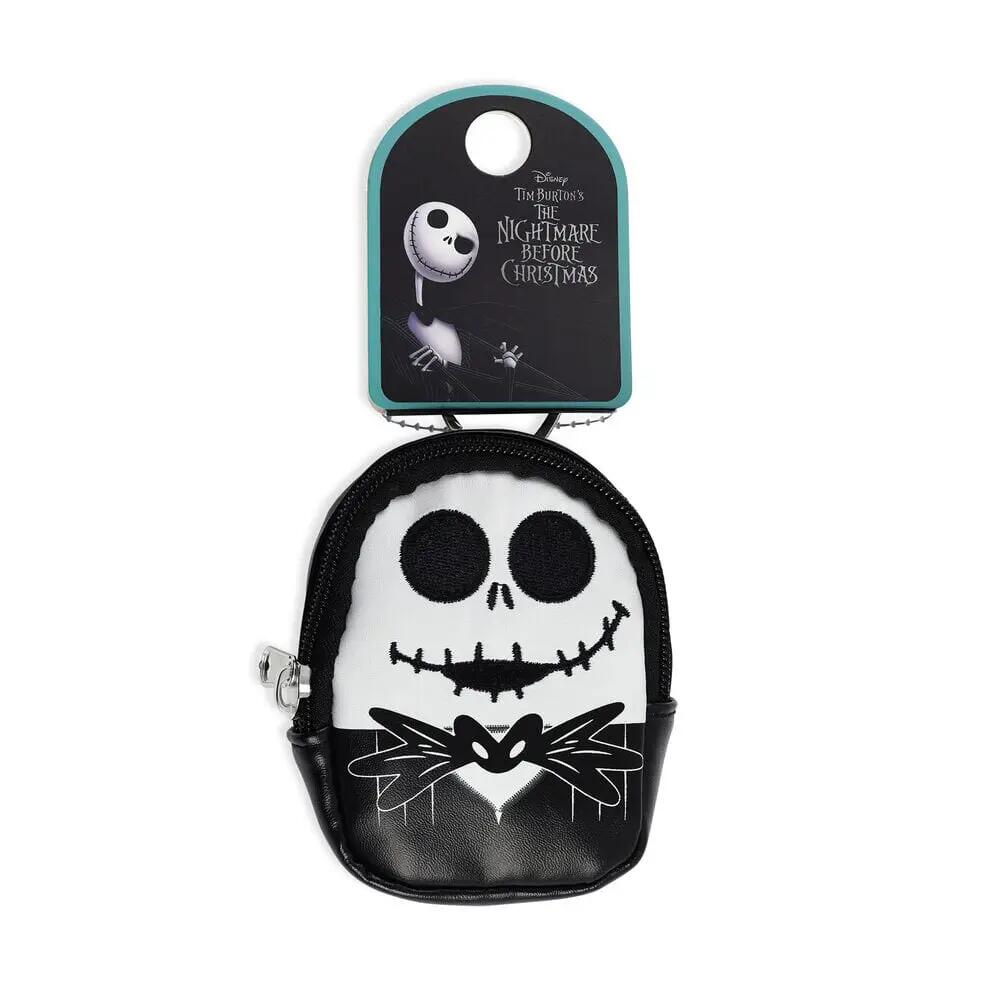 Portachiavi a forma di mini zainetto di Jack Skellington per adulti con cerniera 2/4