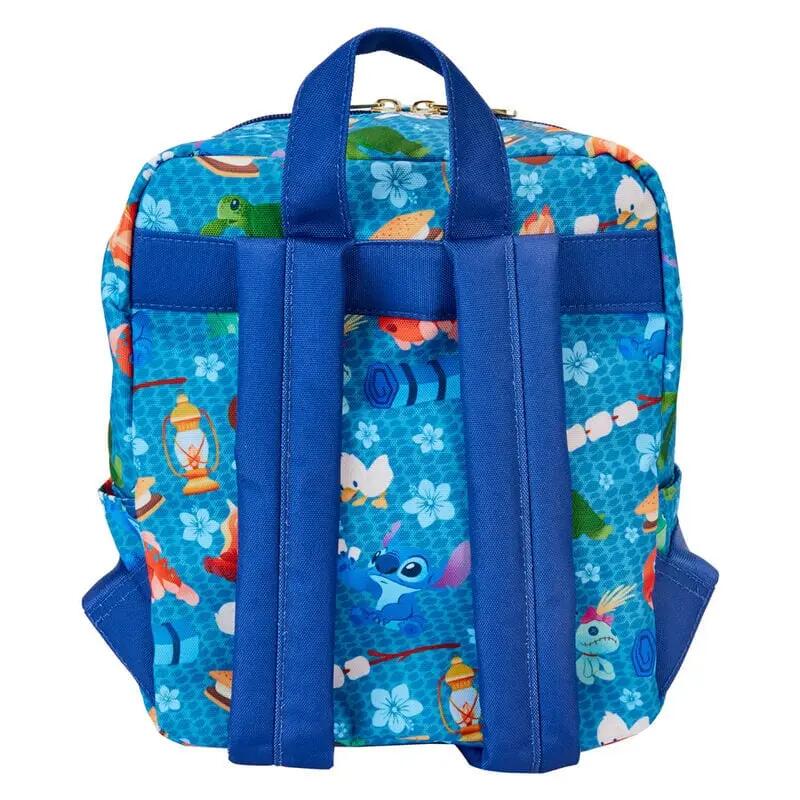 Zaino per bambini Stitch in nylon con spallacci regolabili e tasca frontale 3/3