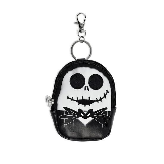 Mini sac à dos porte-clés Jack Skellington pour adultes avec fermeture éclair