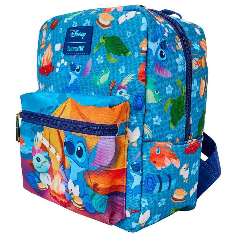 Zaino per bambini Stitch in nylon con spallacci regolabili e tasca frontale 2/3