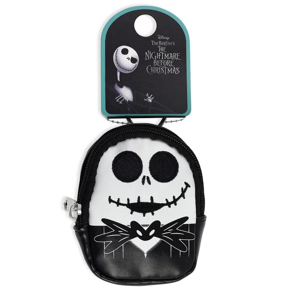 Portachiavi a forma di mini zainetto di Jack Skellington per adulti con cerniera 4/4