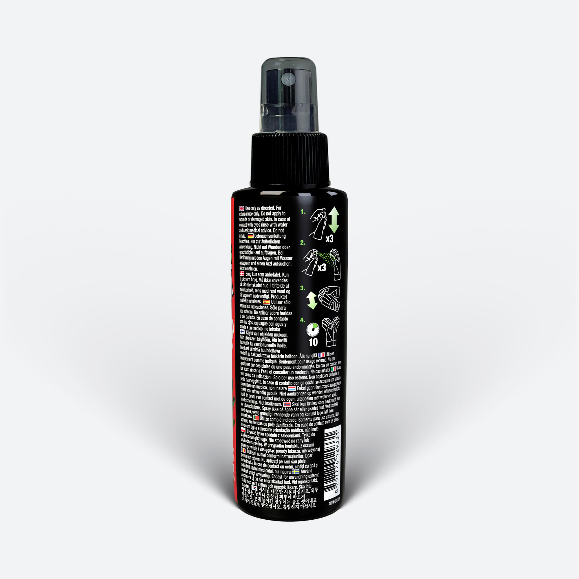 Spray per la Presa Calcio GloveGlu MegaGrip Pouch Liquido per Guanti 120ml 4/4