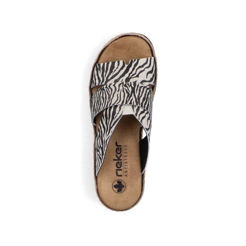 Rieker Damen Pantoletten  Keilabsatz Slipper V7989-91 Multi 2/5