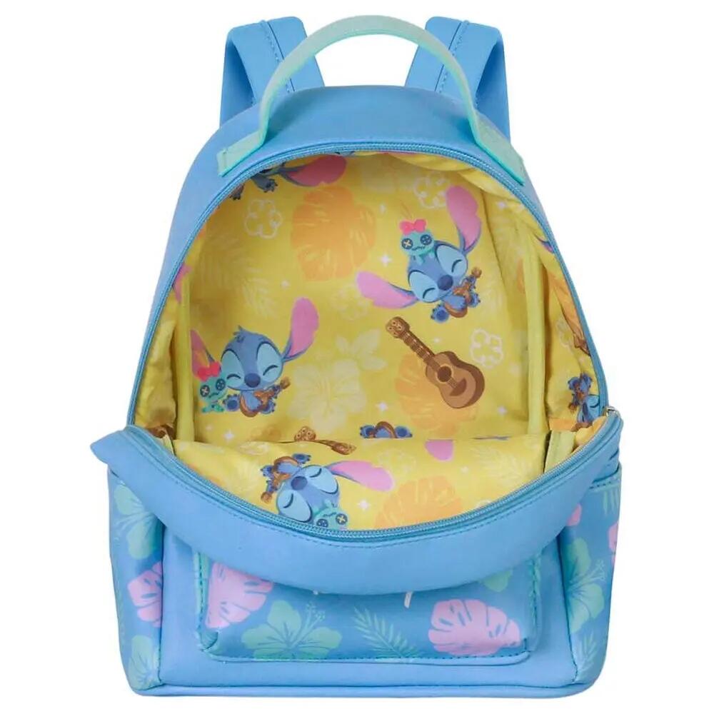 Zaino per bambini Stitch, 25 cm, con tasca frontale e spallacci regolabili 4/4