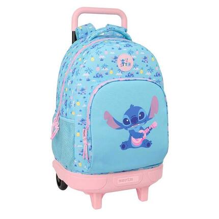 Sac à dos Stitch 3D pour enfants avec porte-bouteille et bretelles rembourrées