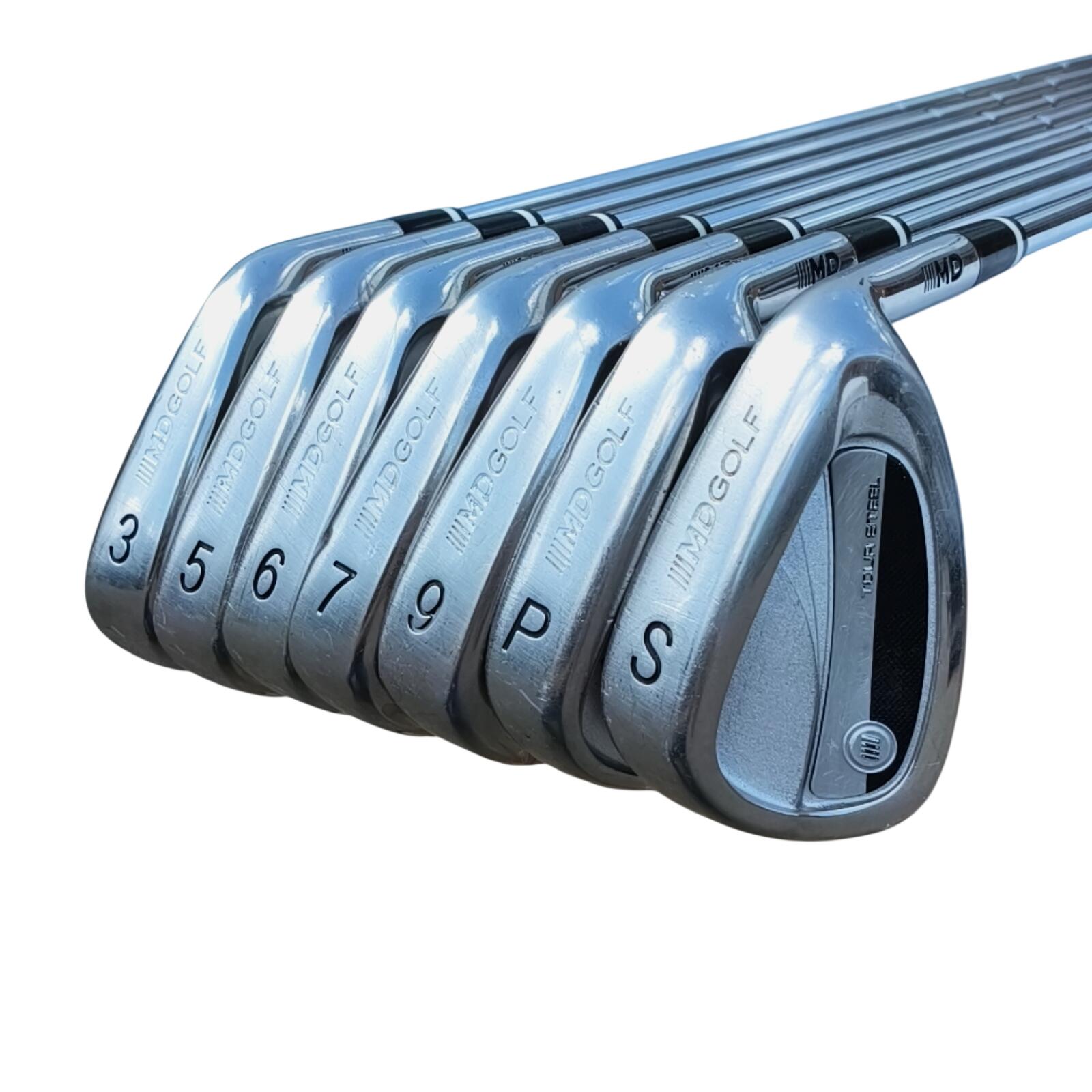 MD Golf Tour Steel IJzerset / 3i+5i-7+9i-PW+SW / Flex Regular / Staal 3/7