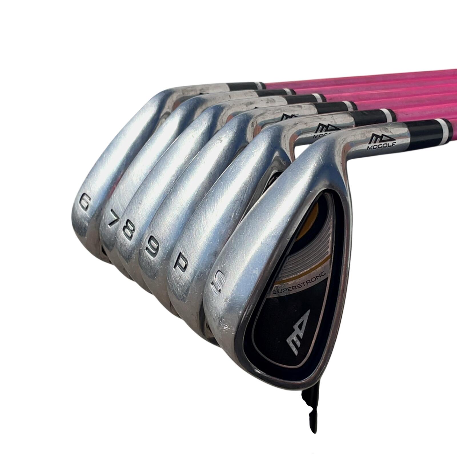 MD Golf Superstrong  IJzerset / 6-PW+SW / Flex Ladies / Grafiet 3/7
