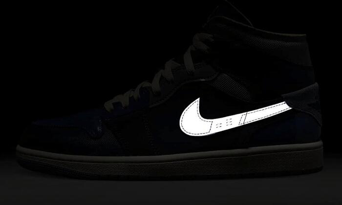 Chaussures - streetwear - homme - air jordan 1 mid - obsidian 3/3
