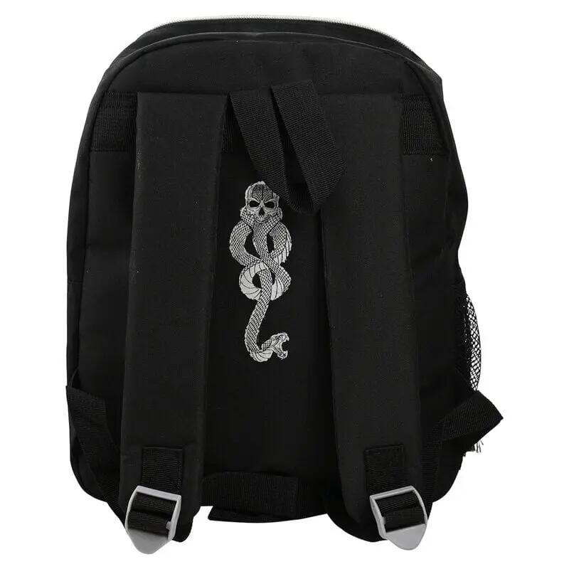 Zaino per bambini Harry Potter Dark Arts con tasca frontale e cerniera nera 3/4