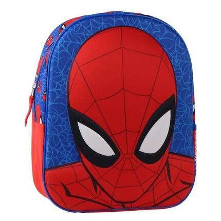 Sac à dos Spiderman adulte en cuir végan avec bretelles réglables, noir