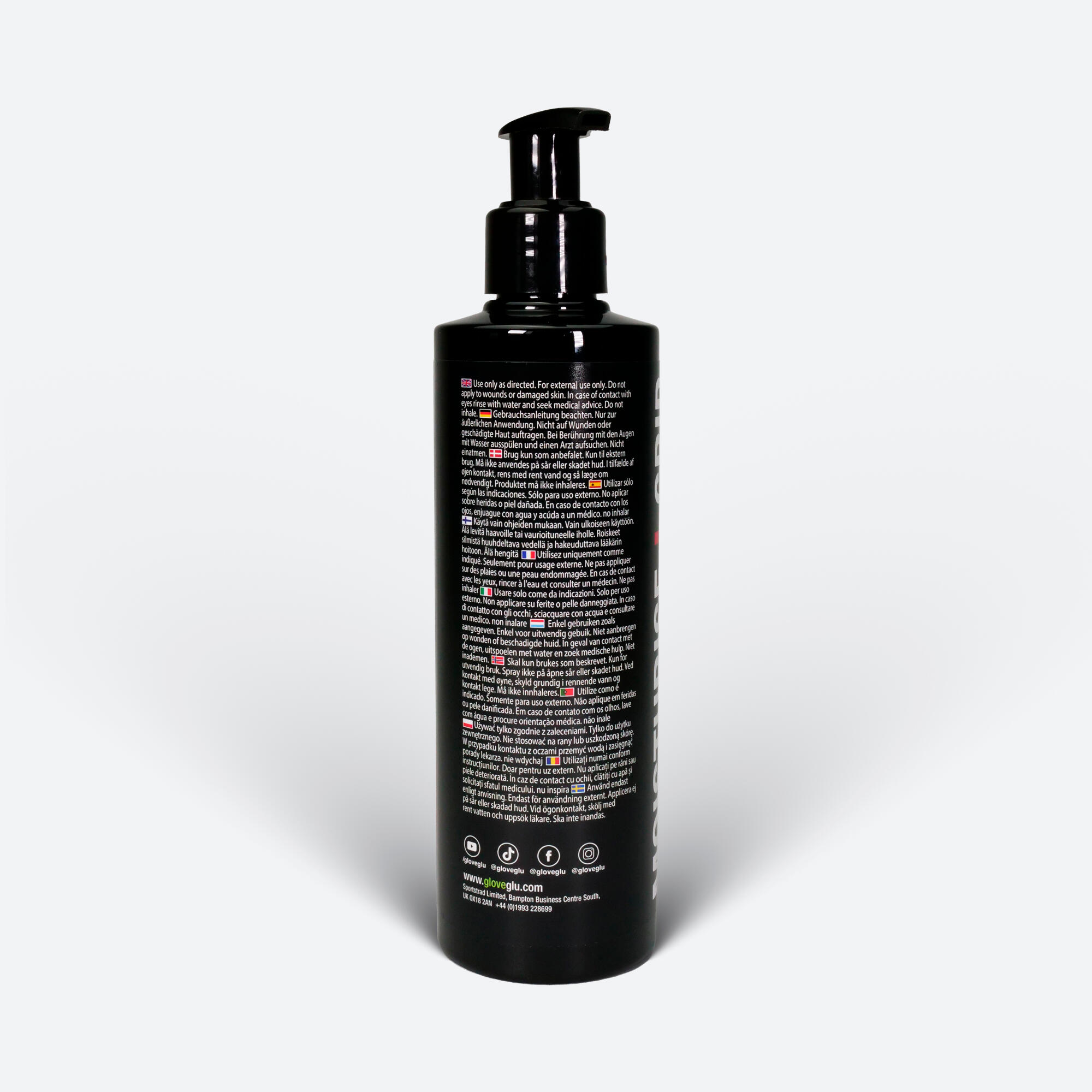 Soluzione Idratante Calcio GloveGlu Moisturise + Grip Cura dei Guanti 3/4