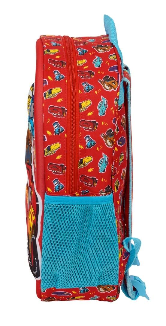 Mochila infantil 3D do filme Carros com porta-garrafa e alças acolchoadas 3/3