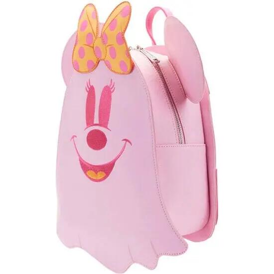 Mochila infantil Minnie Mouse Fantasma que Brilha no Escuro 26 cm Rosa 3/3
