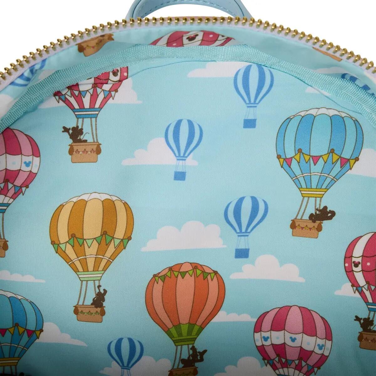 Zaino per bambini di Topolino e amici con disegno di mongolfiera multicolore 3/3