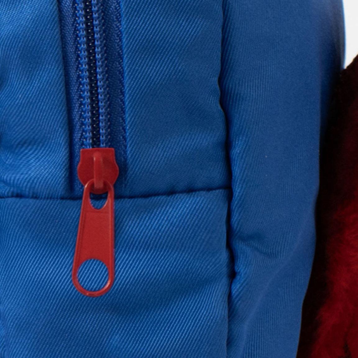 Zainetto per bambini Spidey in poliestere con inserto in peluche, blu 5/6
